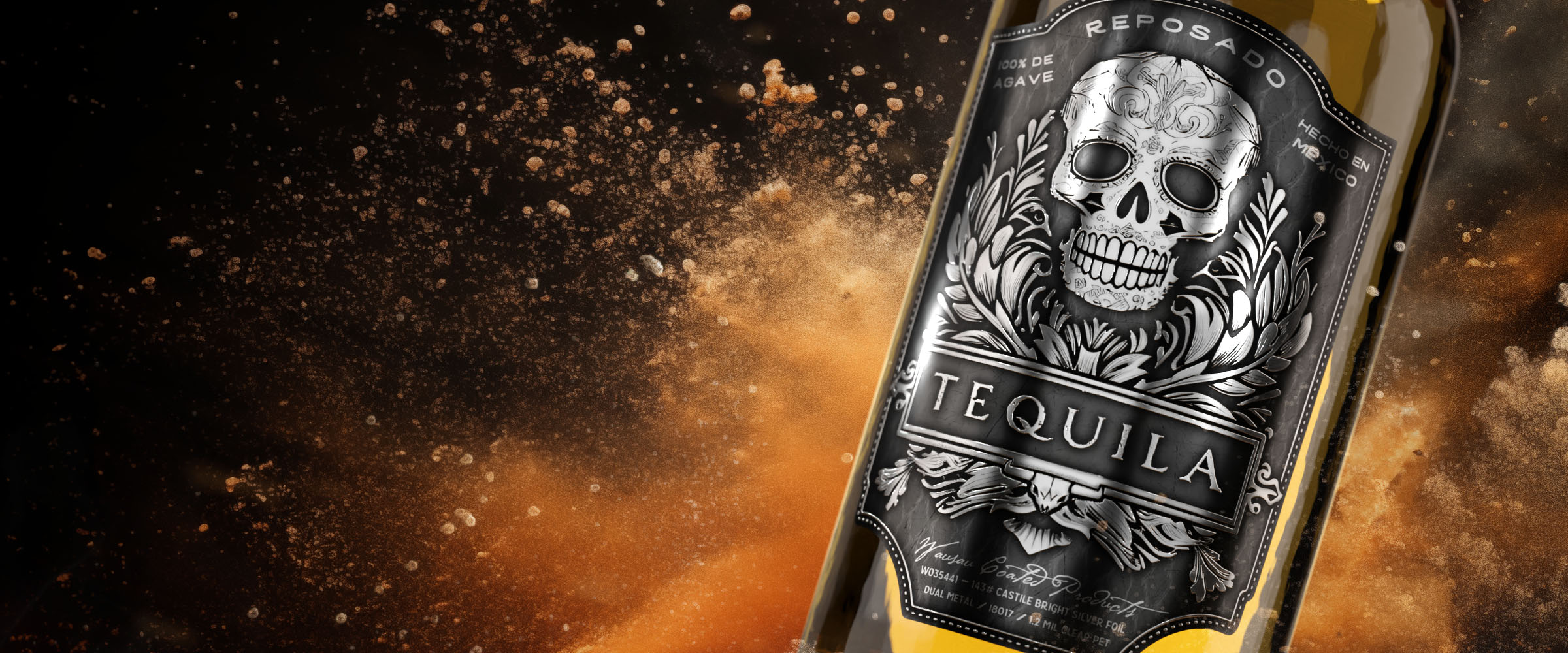Wausau Coated Products Tequila Demo Label